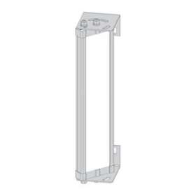 Preventa XU - mirroir pour barrière de sécurité H1750mm - Hprotégée1660mm|Schneider Electric-SCHXUSZMD166
