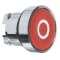 Harmony XB4 - tête bouton poussoir - affleurant - D22 - rouge - texte 'O'|Schneider Electric-SCHZB4BA432