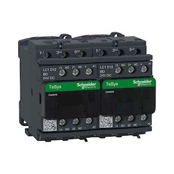 TeSys LC2D - contacteur inverseur - 3P - AC-3 440V - 12A - bobine 24Vcc|Schneider Electric-SCHLC2D12BDV