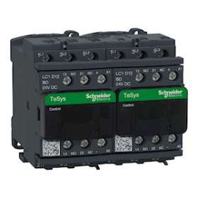 TeSys LC2D - contacteur inverseur - 3P - AC-3 440V - 12A - bobine 24Vcc|Schneider Electric-SCHLC2D12BDV
