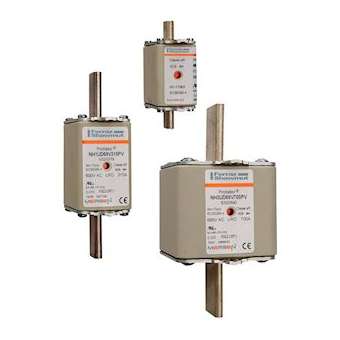 Fusible standard DIN taille NH00 - aR - 25A - 690V - Indicateur|Mersen ( ex ferraz shawmut )-FEZC320139