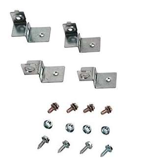 Equerres de fixation orion plus +vis p montage plaques sur glissières latérales|Hager-HAGFL450A