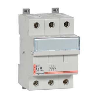 Coupe-circuit sectionneur - 3P - cartouche cylind ind 8x32 - 400V~~|Legrand-LEG005836