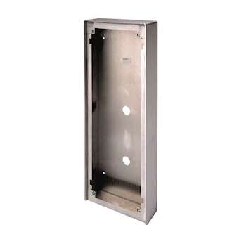 Cadre saillie inox avec visière 4 modules pour gtdmblvn|Aiphone-AIPGT104HBI