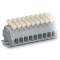 Barrette à bornes 2C 2,5 mm² 6 pôles /A/ BR/FIX|Wago contact-WAG261-106-341-000