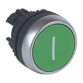 Tête à impulsion non lumineuse affleurante IP69 Osmoz composable - vert marqué I|Legrand-LEG023809