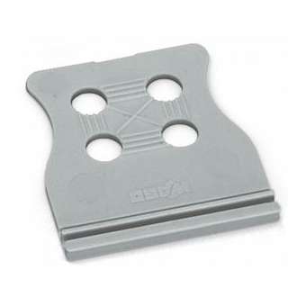 Plaque de décharge de traction 12,5 mm / gris|Wago contact-WAG734-328