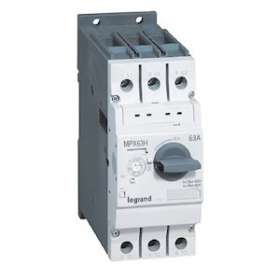 Disjoncteur moteur magnétothermique MPX³63H - 45A à 63A - Icu 50kA en 415V|Legrand-LEG417368
