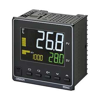 Régulateur de température,96x96 mm, entrée capteur: température et analogique, 2|Omron electronics-OMRE5AC-RR4D5M-000