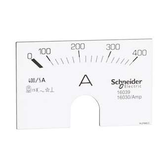 PowerLogic - cadran 0 à 400 A pour ampèremètre analogique modulaire|Schneider Electric-SCH16039
