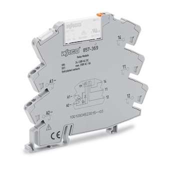 Embase enf. JUMPFLEX avc relais min AC/DC 230 V 3,5 mA|Wago contact-WAG857-369