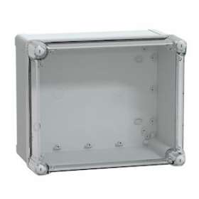 Thalassa - boîte industrielle - couvercle haut transparent - 291x241x168mm - PC|Schneider Electric-SCHNSYTBP292416HT
