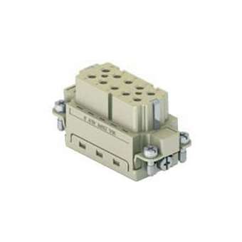 Insert femelle à sertir 10P+T 16A 250V gabarit 49.16|Ilme-IL1CDCF10