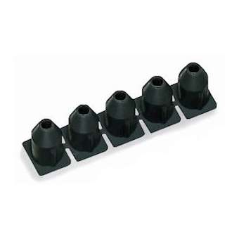 Réducteur isolant de sécurité Gris foncé 0,75-1 mm² / 5 pièces par bande|Wago contact-WAG280-472
