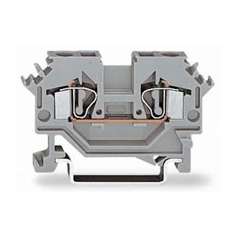 Borne de passage 2C / 4 mm² / Gris|Wago contact-WAG281-601