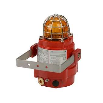 Feu flash ATEX compact 21J 485cd 230Vca 280mA Rouge IP66 IP67|AE&T-APQBEXBG21D2303