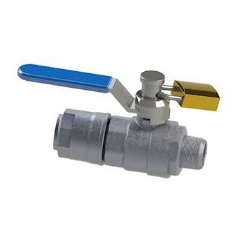 Vanne tube / filetée cadenassable 20-1/2|Aignep-AIG9072520-1-2