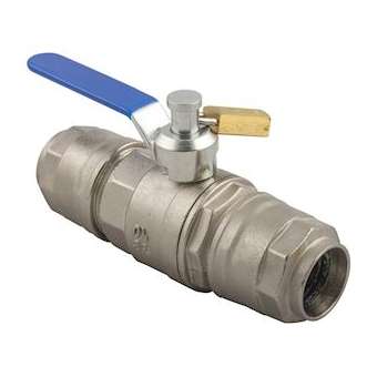 Robinet double égal cadenassable 50 alu|Aignep-AIG90705A50