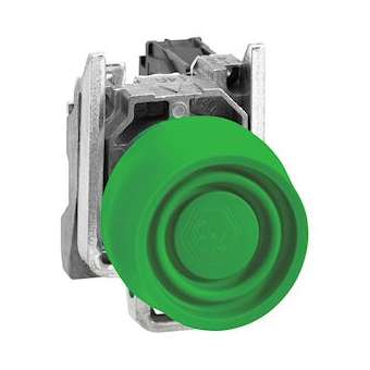 Harmony XB4 - bouton poussoir à impuls Atx - D22 - capuchon - vert - 1F - vis|Schneider Electric-SCHXB4BPS31EX