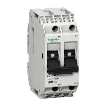 TeSys GB2-DB - disjoncteur pour circuit de contrôle - 16A - 2P - 2d|Schneider Electric-SCHGB2DB21