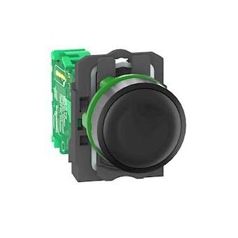 Harmony émetteur sans pile & sans fil avec tête plastique D22 mm capsule noire|Schneider Electric-SCHZB5RTA2
