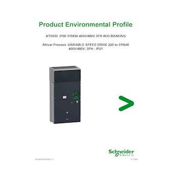 Altivar Process - variateur de vitesse - 220kW - 400/480V - IP00 - Marine|Schneider Electric-SCHATV930C22N4CMN