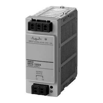 Alimentations s8vs, 24vc.c./5a, 120w, rail din, primaire 100-240vc.a., boîtier f|Omron electronics-OMRS8VS-12024-F