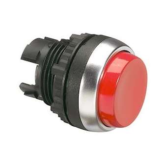 Tête à impulsion non lumineuse dépassante IP69 D22 Osmoz composable - rouge|Legrand-LEG023821