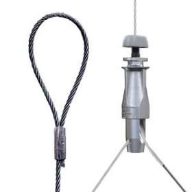 UniGrip Y N2 (55kg) brins 500mm embouts crochets câble 3m embout boucle (FR)|Gripple-GPPUGY23FR500EC
