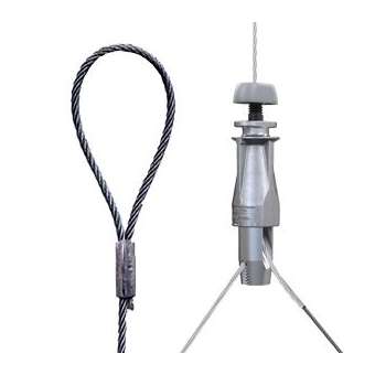 UniGrip Y N2 (55kg) brins 300mm embouts crochets câble 3m embout boucle (FR)|Gripple-GPPUGY23FR300EC