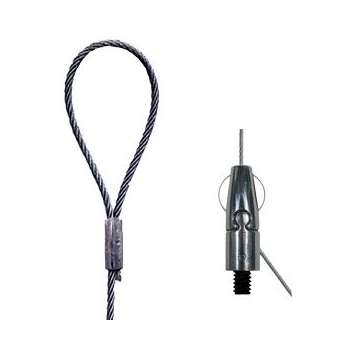 Angel sortie lat. fileté M6x12mm N°1 câble 4m embout Boucle|Gripple-GPPALSM614FR