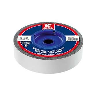 Rouleau abrasif K-80 Spécial 25 M x 38 mm - grain 120 - Résistant à l'eau|Griffon france-GF26300163