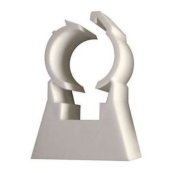 BIZRING simple D 20 mm PA 6 blanc (x 100)|Bizline-BIZ400071