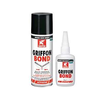 Griffon Bond colle rapide 50 G + activateur 200 ML pour préparer les surfaces|Griffon france-GF26306045