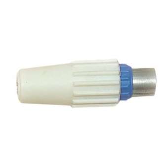 Fiche plastique '9,52' femelle droite - Bleue|Tonna-TOQ382070