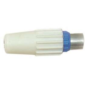 Fiche plastique '9,52' femelle droite - Bleue|Tonna-TOQ382070