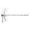 Antenne UHF LAMBDA LTE canaux 21 à 48, 9 éléments avec connecteur F
