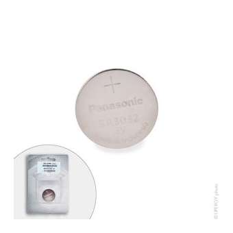 Blister(s) x 1 Pile bouton lithium blister BR3032/BN PANASONIC 3V 500mAh|Enix energies-NXGPBL6409B