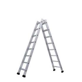 ECHELLE A MARCHES DOUBLE EVASEE 8 MARCHES ALU|Tubesca-TU102255008