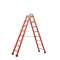 ECHELLE DOUBLE EVASEE ISOLANTE 8 MARCHES