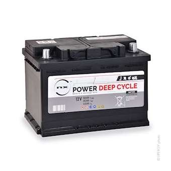 Batterie(s) Batterie traction NX Power Deep Cycle 12V 80Ah Auto|Enix energies-NXGAMP1322