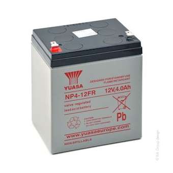Batterie(s) Batterie plomb AGM YUASA NP4-12FR 12V 4Ah F4.8|Enix energies-NXGAMP92123