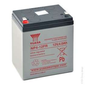 Batterie(s) Batterie plomb AGM YUASA NP4-12FR 12V 4Ah F4.8|Enix energies-NXGAMP92123