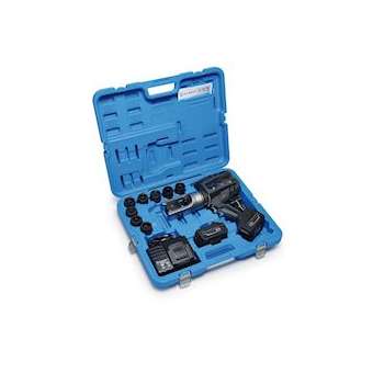 Sertisseuse sur batterie 130 kN avec coffret, chargeur et 2 batteries|Cembre-CMBB1350-UC