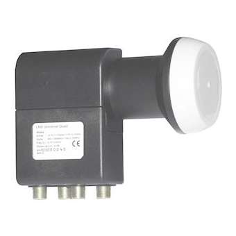 LNB universel QUAD D 40 mm - 0,2 dB|Tonna-TOQ768114
