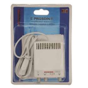 Amplificateur d'appartement TV + SAT 2 sorties blister|Evicom-EVCEPRI2SDINB