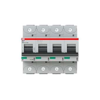 Disjoncteur S804N 4P 25A Courbe C Raccordement à vis - 36KA (6Modules)|ABB-ABB740440