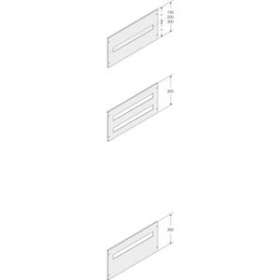 Plastron 1R 24 modules H300mm L800mm (x1)|ABB-ABBPPMU3060