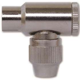 Connecteur IEC 9.52 femelle TV métallique coudée|Evicom-EVCCFCOFEM