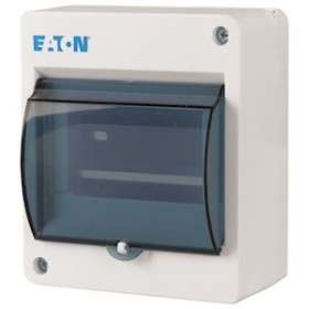 Coffret Mini IP30 1 rangée 5-mod. Avec borne N|Eaton industries-EONMINI-5-ST